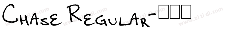 Chase Regular字体转换